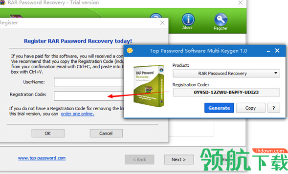 TopRARPasswordRecovery中文破解版