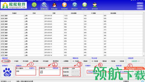 松松百度指数批量查询工具