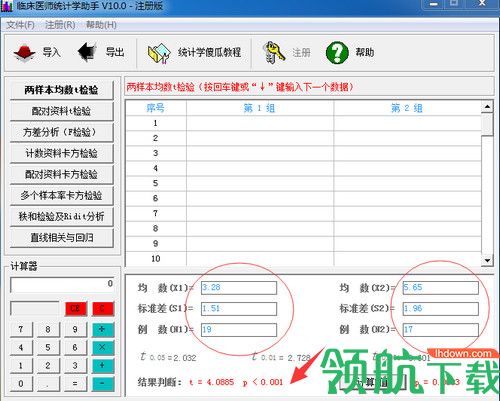 临床医师统计学助手