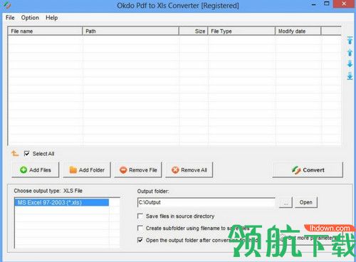 Okdo Pdf to Xls Converter免费版