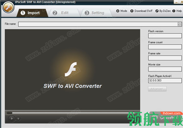iPixSoftSWFtoAVIConverter绿色破解版