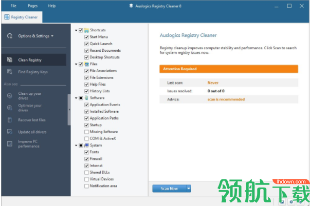AuslogicsRegistryCleaner8清理工具绿色版
