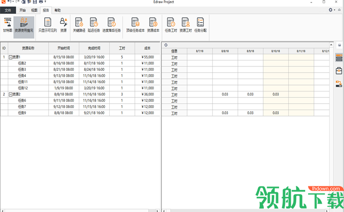 EdrawProjct亿图项目管理工具绿色版