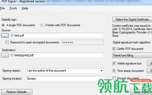 PDF Signer 9破解版