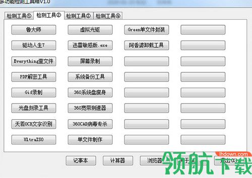 多功能检测工具箱