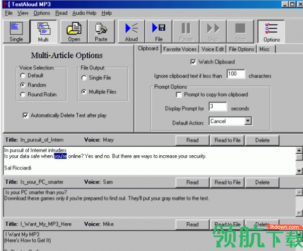 TextAloudMP3文字转换工具绿色版
