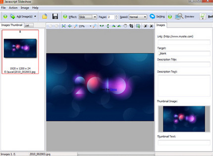 Boxoft JavaScript SlideShow Builder免费版
