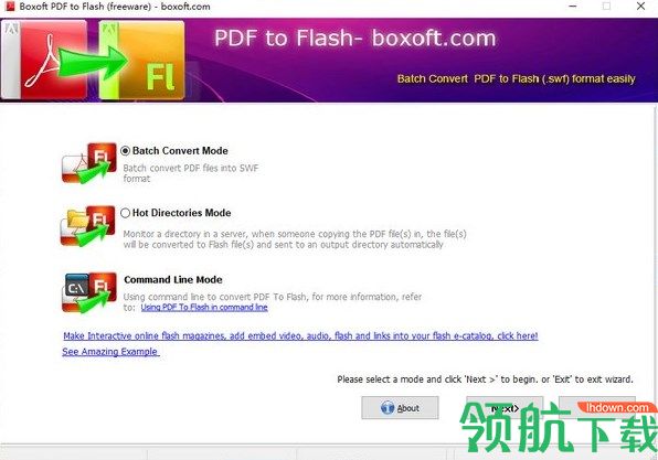 BoxoftPDFtoFlash转换工具绿色版
