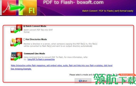 BoxoftPDFtoFlash转换工具绿色版