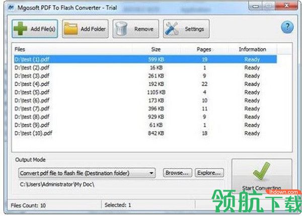 MgosoftPDFToFlashConverter转换工具绿色版