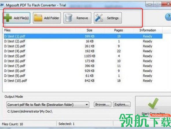 MgosoftPDFToFlashConverter转换工具绿色版