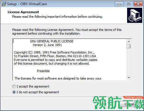 OBSVirtualCam虚拟摄像头绿色版