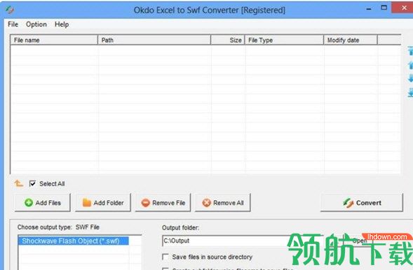 OkdoExceltoSwfConverter文件转换工具绿色版
