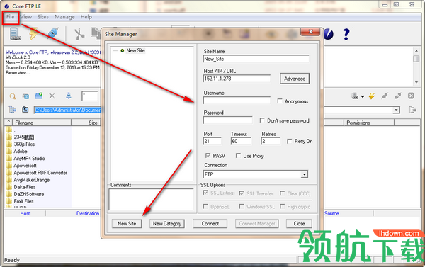 CoreFTPLE服务器工具官方版