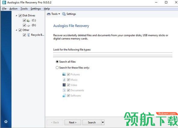 AuslogicsFileRecoveryPro文件恢复工具绿色版