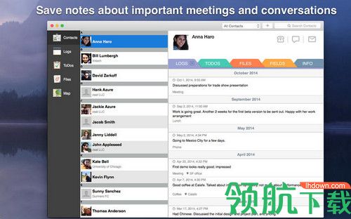 Contacts Journal CRM Mac破解版