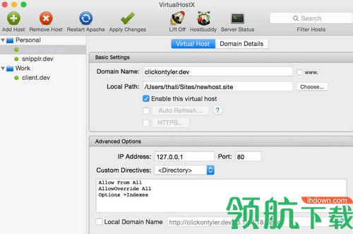 VirtualHostX Mac破解版