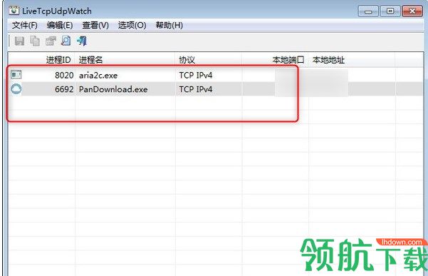 LiveTcpUdpWatch查看工具绿色版