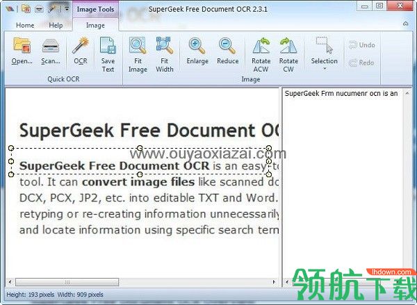 SuperGeekFreeDocumentOCR文字识别工具绿色版