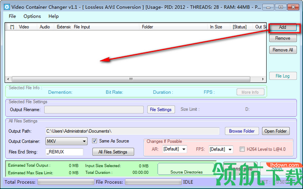 VideoContainerChanger视频转换器绿色版