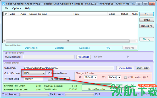 VideoContainerChanger视频转换器绿色版