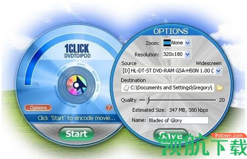 1CLICK DVDTOIPOD破解版