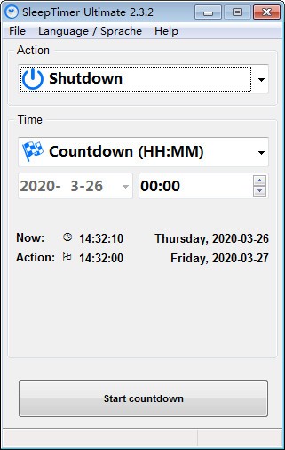 SleepTimer自动关机工具绿色版