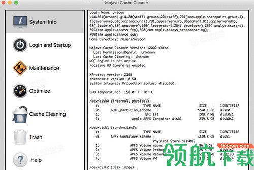 Mojave Cache Cleaner Mac破解版