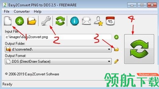 Easy2ConvertPNGtoDDS转换工具绿色版