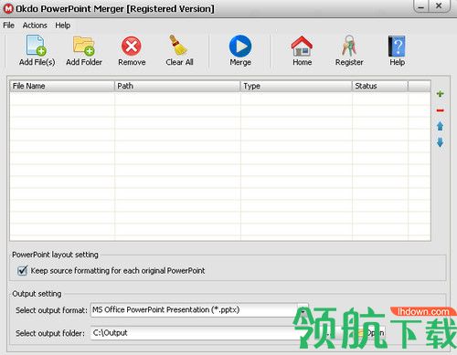 Okdo PowerPoint Merger破解版