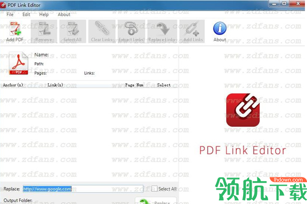 PDFLinkEditor超链接修改工具绿色版