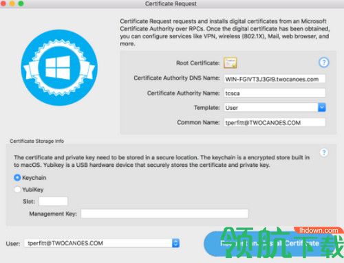 Certificate Request Single Mac破解版