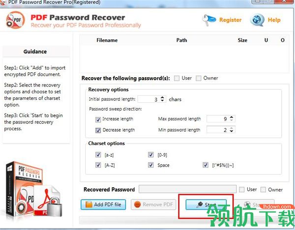 PDFPasswordRecoveryPro中文破解版