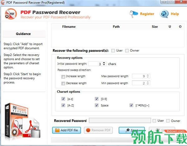 PDFPasswordRecoveryPro中文破解版