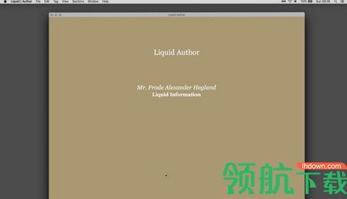 Liquid Author Mac破解版