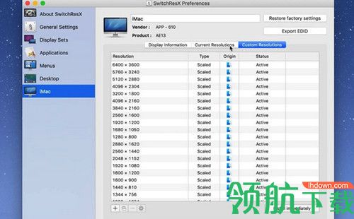SwitchResX for Mac破解版
