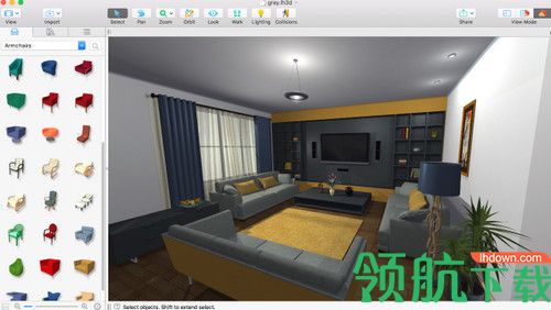 Live Home 3D Standart Mac破解版
