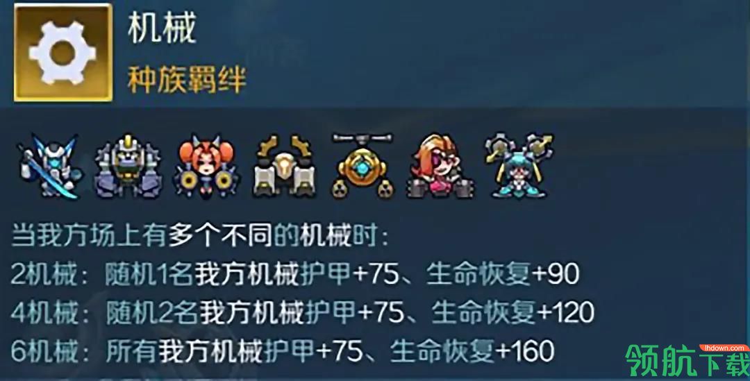 战歌竞技场羁绊解读:机械篇!