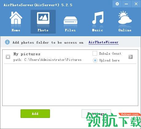 AirPhotoServer图片浏览工具绿色版