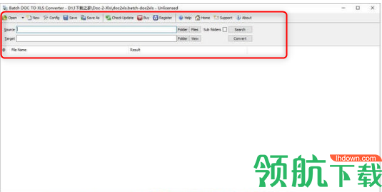BatchDOCTOXLSConverte文档转换工具绿色版