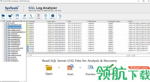 SysTools SQL Log Analyzer破解版