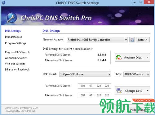 ChrisPC DNS Switch Pro破解版