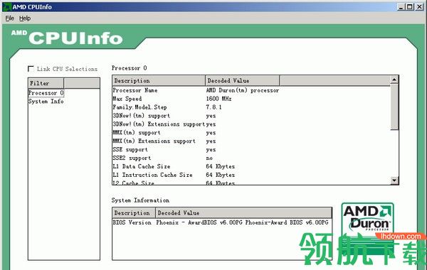 AMDCPUInfo检测工具绿色版