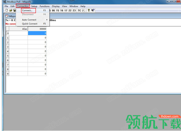 ModbusPoll模拟工具破解版