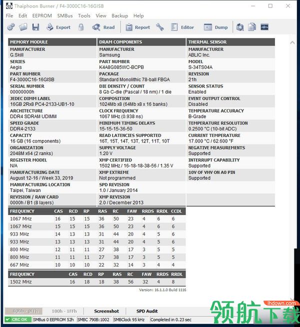 ThaiphoonBurner内存颗粒检测绿色版