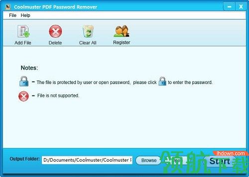 CoolmusterPDFPasswordRemover绿色版