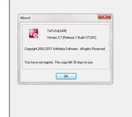TxtToSql(TXT文件导入数据库软件)绿色版