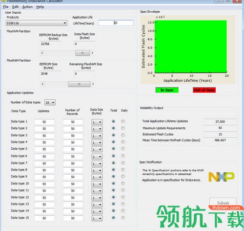 弹性储存量计算器