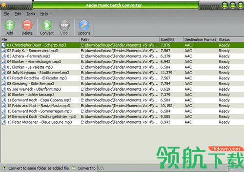 Audio Music Batch Converter免费版