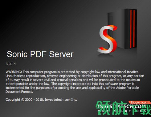 investintech Sonic PDF Server破解版